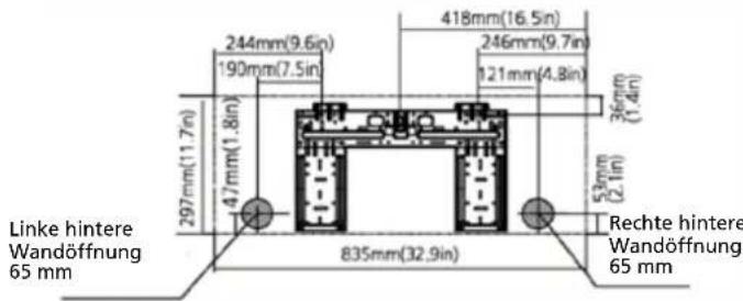 QLIMA SC6153 - ABMESSUNGEN MONTAGEPLATTE - 6