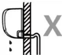 QLIMA SC6153 - Remarque sur le placement du TUYAU de vidange - 2