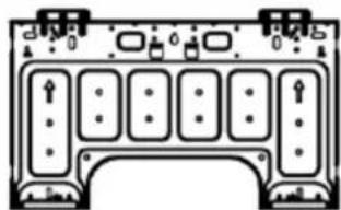 QLIMA SC6153 - DIMENSIONS DE LA PLAQUE DE FIXATION - 2
