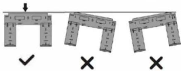 QLIMA SC6153 - AFMETENG VAN DE BEVESTIGINGSPLAAT - 1