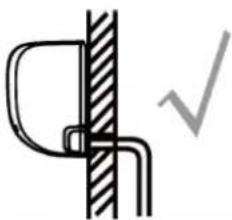 QLIMA SC6153 - Remarque sur le placement du TUYAU de vidange - 1