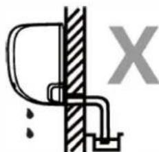 QLIMA SC6153 - HINWEIS ZU PLATZIERUNG DES ABLAUFSCHLAUCHS - 4