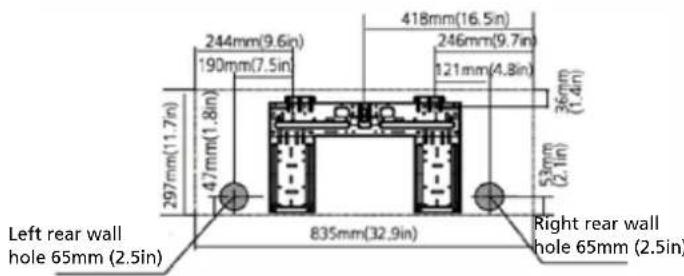 QLIMA SC6153 - MOUNTING PLATE DIMENSIONS - 6