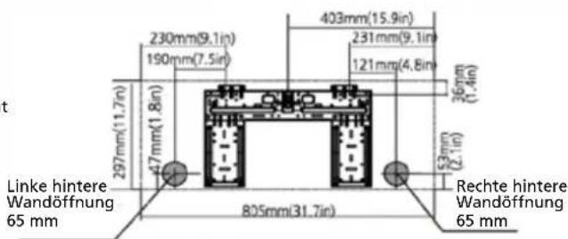 QLIMA SC6026 - ABMESSUNGEN MONTAGEPLATTE - 5
