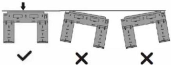 QLIMA SC6026 - DIMENSIONS DE LA PLAQUE DE FIXATION - 1