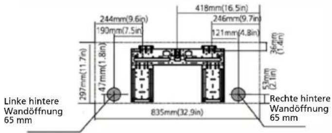 QLIMA SC6053 - ABMESSUNGEN MONTAGEPLATTE - 6
