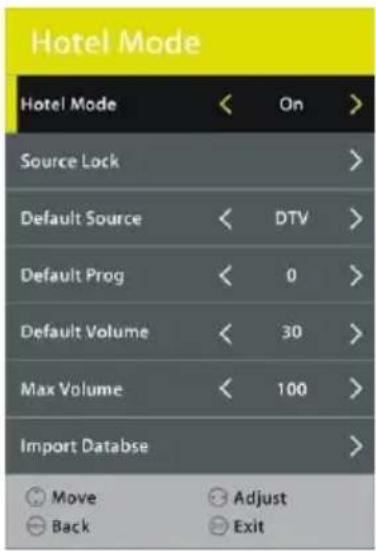 CONTINENTAL EDISON CELED32HD22B2 - Mode Hôtel - 1