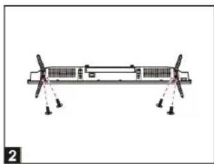 CONTINENTAL EDISON CELED32HD22B2 - Disassembly of the stand - 2