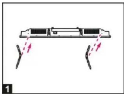 CONTINENTAL EDISON CELED32HD22B2 - - Mounting of the stand - 1