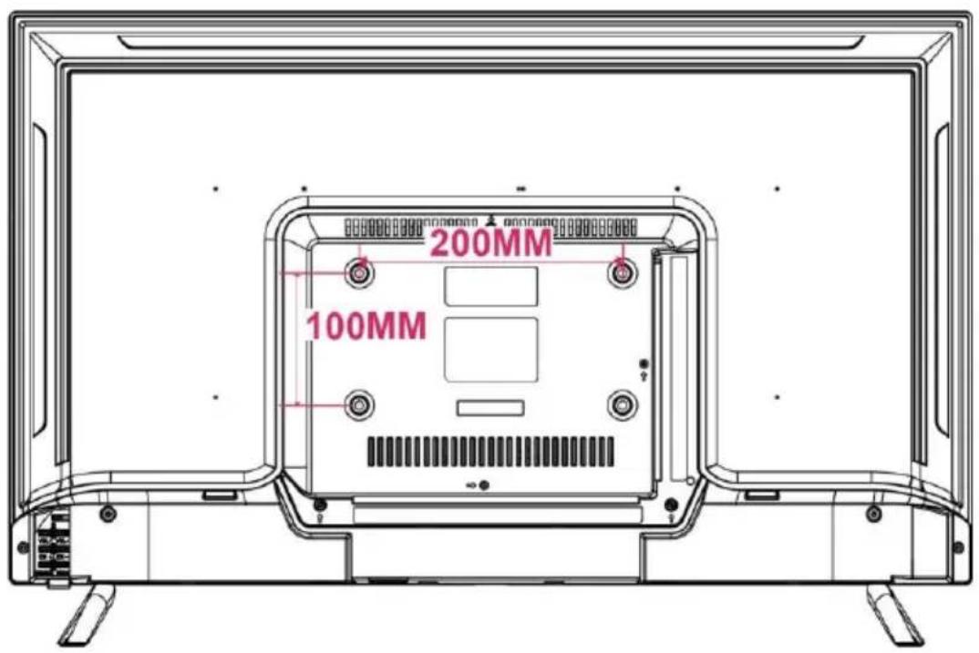 CONTINENTAL EDISON CELED32HD22B2 - WALL MOUNTING INSTRUCTIONS - 1