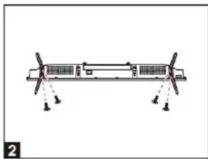 CONTINENTAL EDISON CELED32HD22B2 - - Mounting of the stand - 2