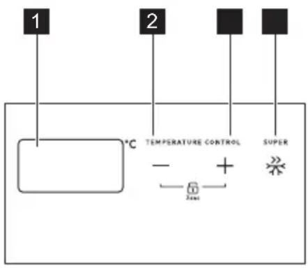 AEG AHS531ECLW - Panel de control - 1