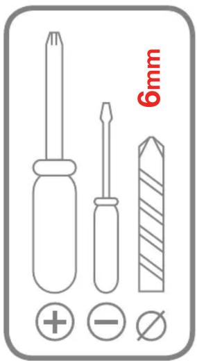 6mm + - ∅