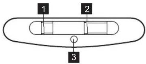 ELECTROLUX LFG337S - Vue d'ensemble du bandeau de commande - 1