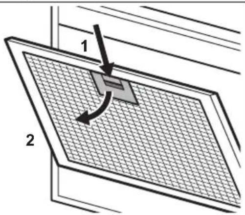 ELECTROLUX LFG337S - De filter reinigen: - 1