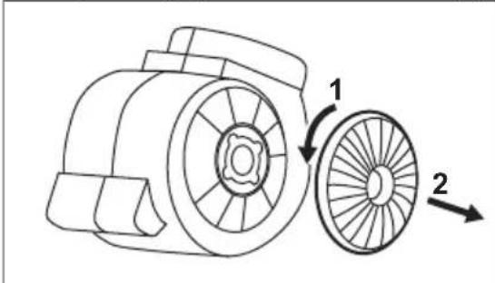 ELECTROLUX LFG335S - Празмейанne по очирке - 1