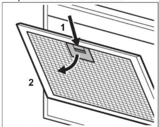 ELECTROLUX LFG335S - Pentru curataarea filtrului: - 1