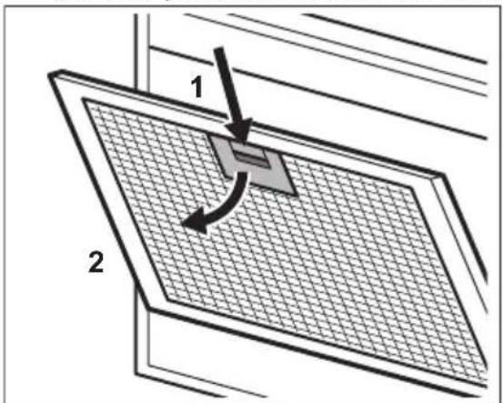 ELECTROLUX LFG335S - To clean the filter: - 1