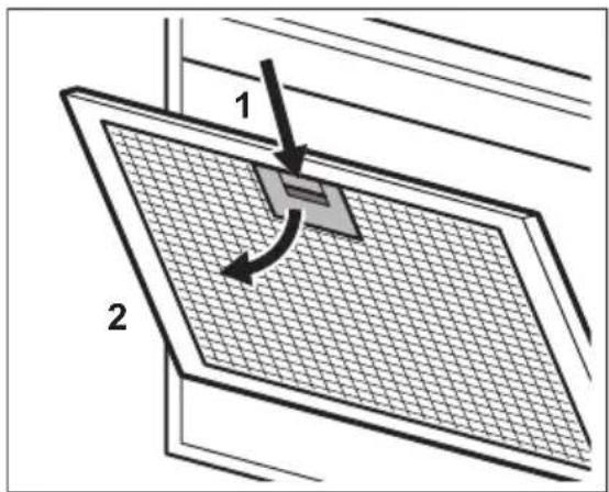 ELECTROLUX LFG335S - Czyszczenenie filtra: - 1