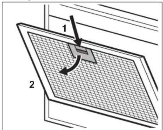 ELECTROLUX LFG335S - De filter reinigen: - 1