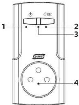 QUIGG GTFSI06 - DESCRIPTION DES PIECES - PRESE TELEMANDEE - 1