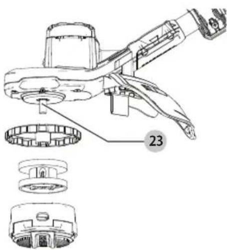 Craftsman CMCST920 - Reemplazo de Ensamble de Carrete (Fig. B, C) - 2