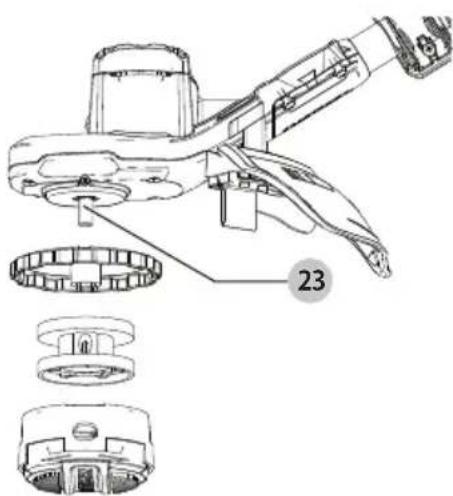 Craftsman CMCST920 - Attaching Spool Assembly (Fig. B, C) - 2