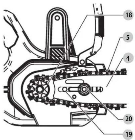 Craftsman CMCCS610 - Sierra de Cadena Inalámbrica de 20 V Máx - 5