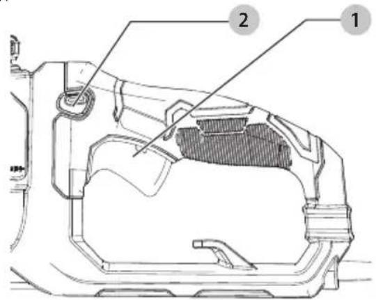 Craftsman CMECSP610 - Bouton MARCHE/ARRÊT (Fig. K) - 1