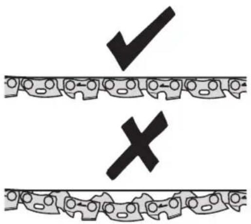 Craftsman CMECSP610 - Ajuster la tension de la chaîne (Fig. A, E, F) - 2