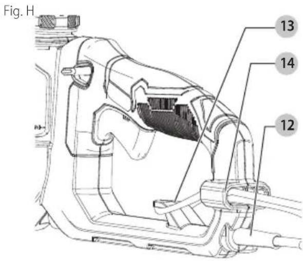 Craftsman CMECSP610 - Fixer la rallonge à la scie à chaîne (Fig. H) - 1