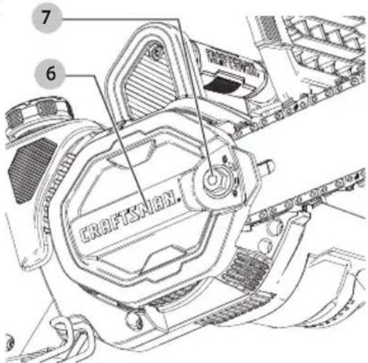 Craftsman CMECS614 - Installing the Guide Bar and Saw Chain (Fig. A-C) - 2