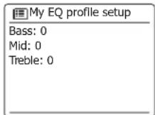 SANGEAN WFS58 - Configuration de votre profil My EQ - 2