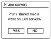 SANGEAN WFS58 - Serveurs de la fonction « Prune » - 2