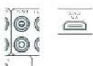 ARCAM AVR21 - Connecteurs Zone 2 (AVR21, AVR31, AV41) - 1