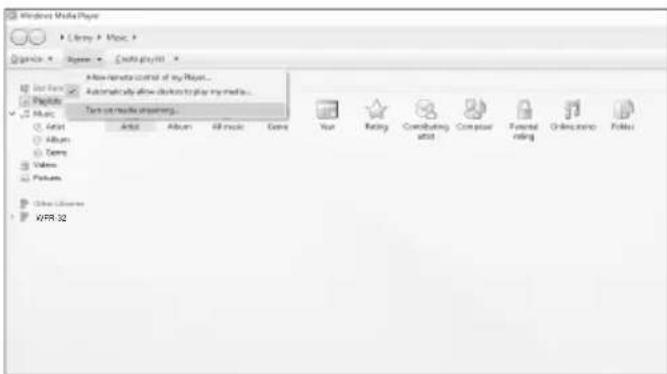 SANGEAN WFR32 - CONFIGURATION D'UN SERVEUR UPNP ET LECTURE AUDIO À L'AIDE DE WINDOWS MEDIA PLAYER - 3