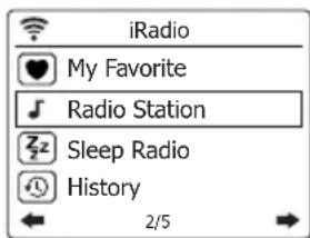 SANGEAN WFR32 - MENU WEBRADIO - 1