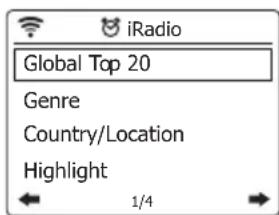 SANGEAN WFR32 - MENU WEBRADIO - 2