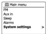 SANGEAN RCR11WF - Réinitialisation de la configuration d'usine - 1