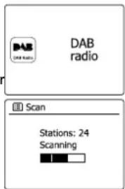 SANGEAN RCR11WF - Utiliser le mode DAB pour la première fois - 1
