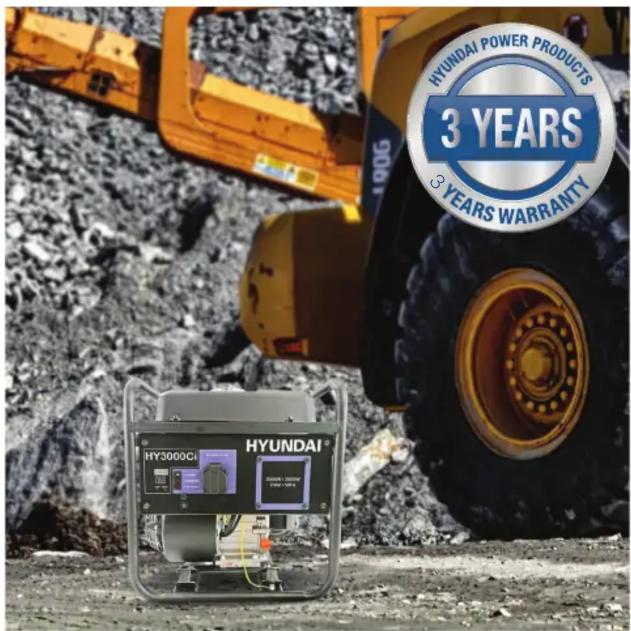 HYUNDAI HY3000CI - HYUNDAI HY3000Ci 3kW CONVERTER GENERATOR - 9