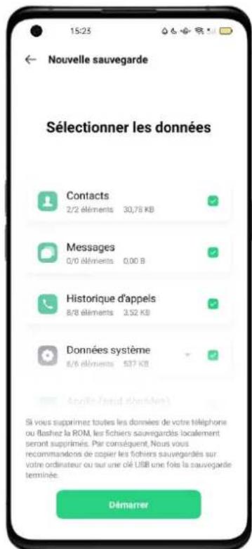 OPPO A96 - Synchronisation du té lé phone - 1