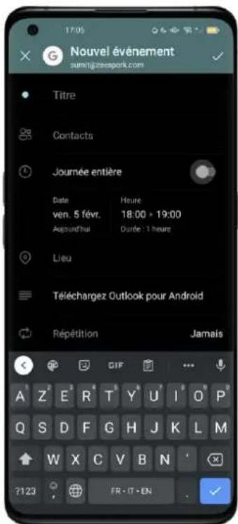 OPPO A96 - Gérer les comptes et les courriers électroniques - 3