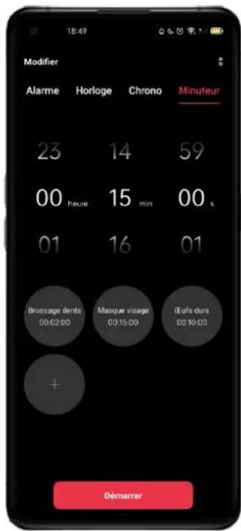 OPPO A96 - Pré dé finir les taches habituelles - 1