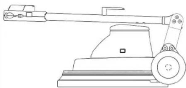 Kärcher BDP 501500 C - Roktura saliksana virziena uz prieksu - 1