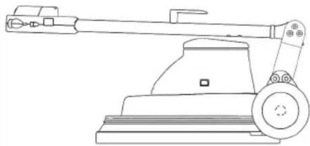 Kärcher BDP 501500 C - Desplace el asa hacía delante. - 1