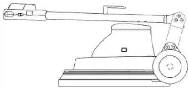 Kärcher BDP 501500 C - Vyklopte rukovat' smerom dopredu - 1