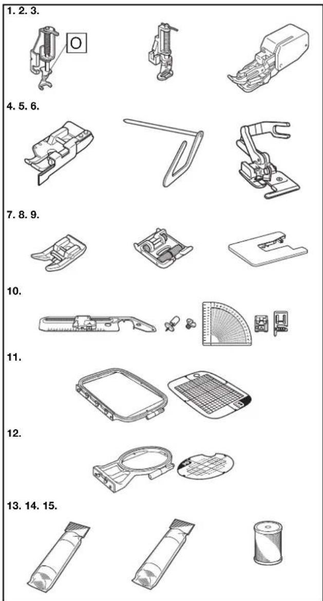 BABY LOCK Verve - Accessoires en option - 1