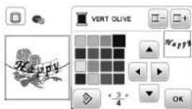 BABY LOCK Verve - Modifiez le motif si nécessaire, puis appuyez sur 'Ajouter - 14