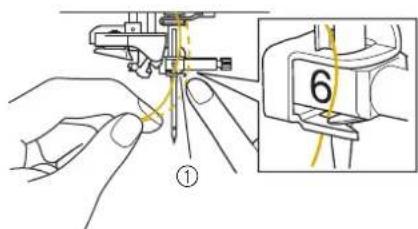 BABY LOCK Solaris 2 - Suivez la procédure ci-dessous pour corriger l'enfilage supérieur. - 7